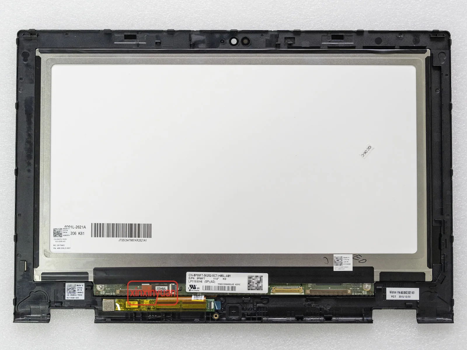 Imagem -02 - Tela Lcd de Toque Digitador Assembléia para Dell Inspiron 11 3000 3147 3148 3157 3158 Display Painel Replacemet Lp116wh6-spa3 11.6