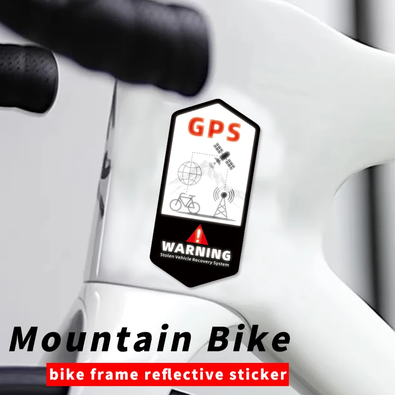 

10Pcs Mountain Bike Reflective Decals – Keep Riding MTB Frame Safety Warning Stickers