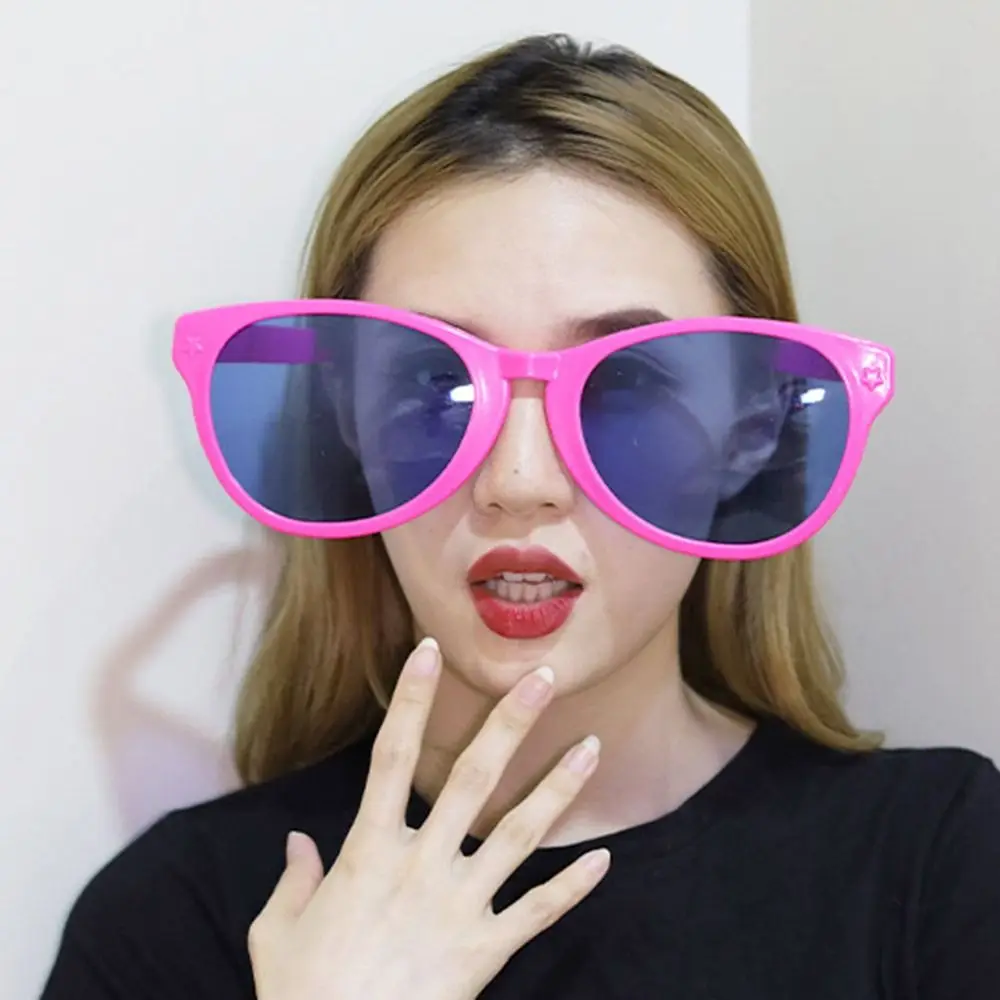 Fashion Party Decoration Supplies Large Frame Party Props Square Glasses Glow Glasses Big Glasses Shades