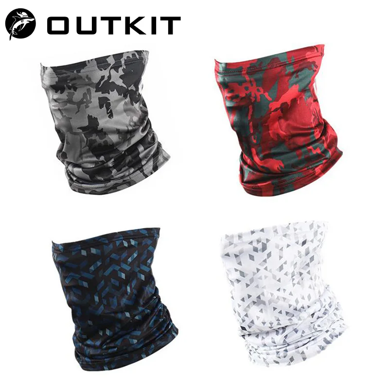 OUTKIT Fishing Scarf Outdoor Windproof Face Mask Fishing Clothing Camouflage Cycling Climbing Fishing Scarves Wholesale