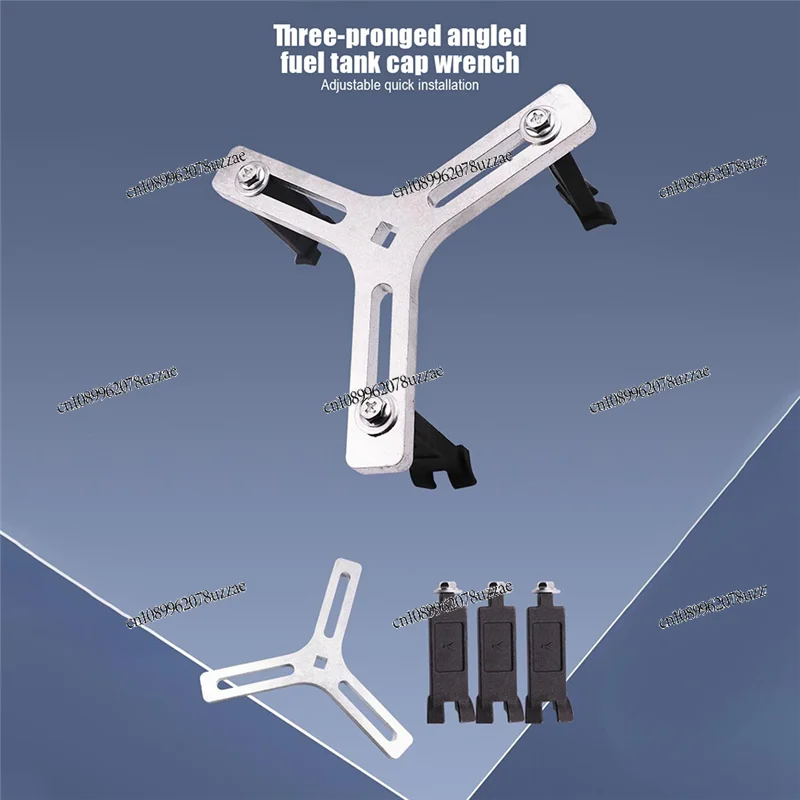 Car-Fuel Tank Cover Disassembly Tool -Fuel Tank Pump Disassembly Pump Wrench Removal Tool Set 3-Jaw
