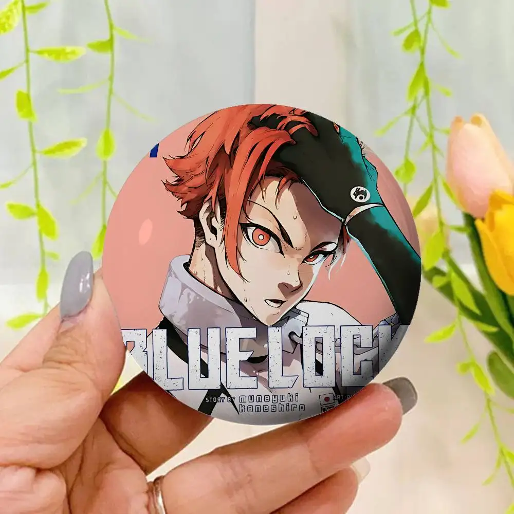 الأزرق قفل شارات صفيح لينة زر دبوس بروش شارة معدنية مخصصة مجوهرات اكسسوارات قبعة حقيبة التلبيب #4