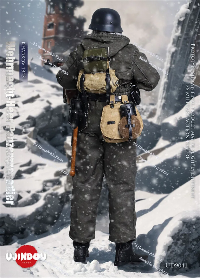 在庫 UJINDOU UD9041 1/6 ハルコフ 1943 第二次世界大戦迷彩布轟音ヘッドスカルプトデザイン 12 "可動マンアクションフィギュアコレクション