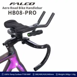 Road Carbon Handlebar High Quality Tri Bar For Road Handlebar Full Internal Cable Routing Handlebar