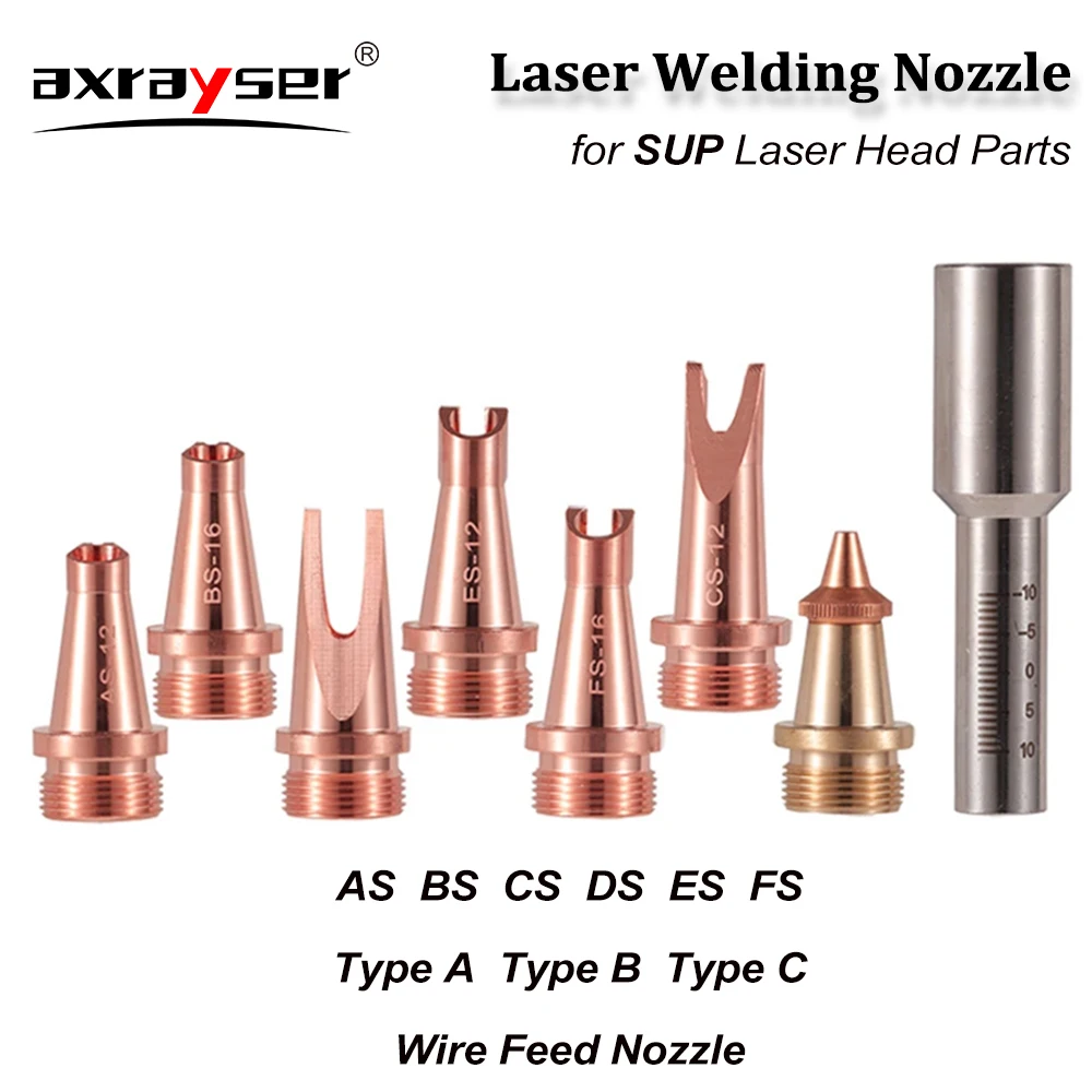 

SUP M16 Laser Welding Nozzle Wire Feed Nozzles AS-12 BS-16 for SUP Laser Handheld Welding Head