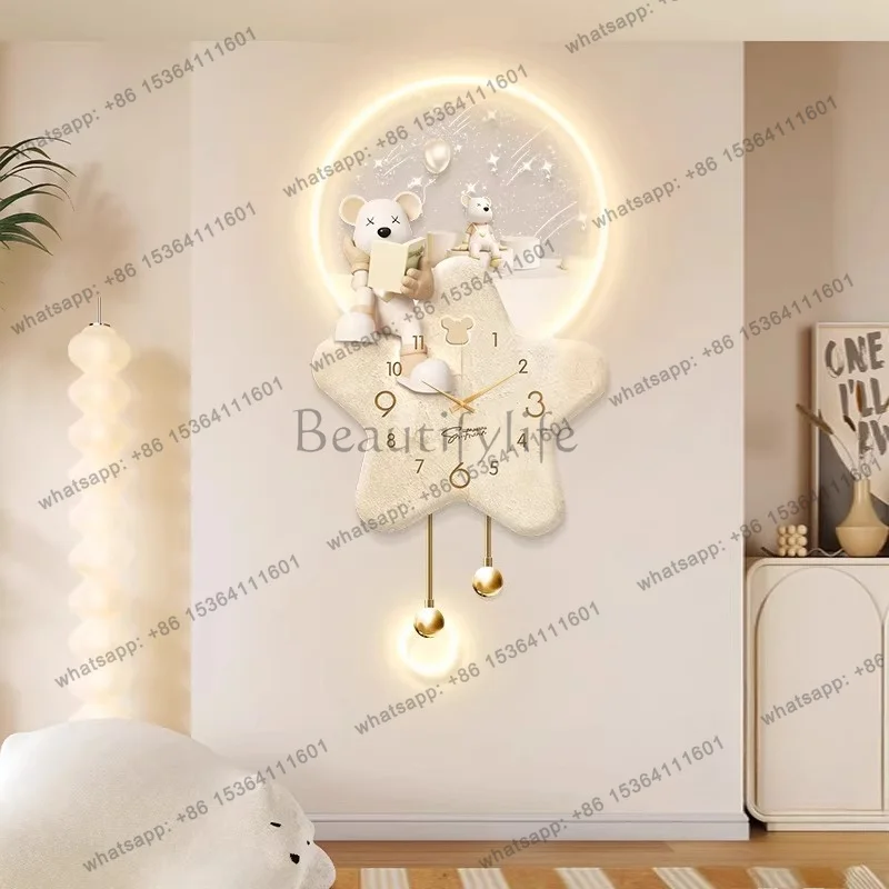 Best Sellers Cartoon Creative Wall Clocks Fashion Modern Xenomorph Silent Led Wall Watch Design Bedrooms Reloj De Pared Ornament