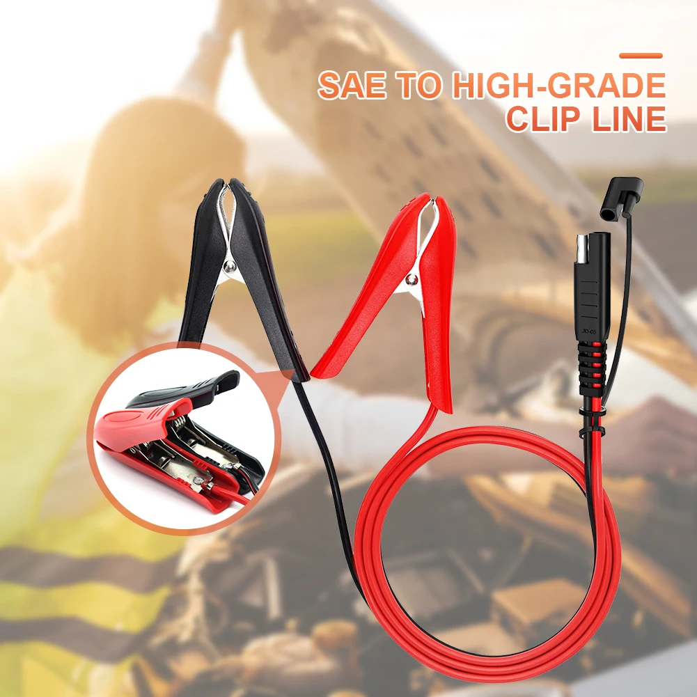 كابل تمديد شحن الطاقة توصيل سريع SAE محول سريع 60 سنتيمتر خط شحن الحد الأقصى الحالي 15A للسيارات اكسسوارات السيارات