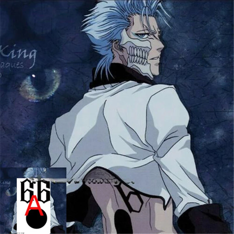 

Grimmjow Jaegerjaques Cosplay Tattoo Stickers Body Tattoos Halloween Cosplay Costume Accessory Props