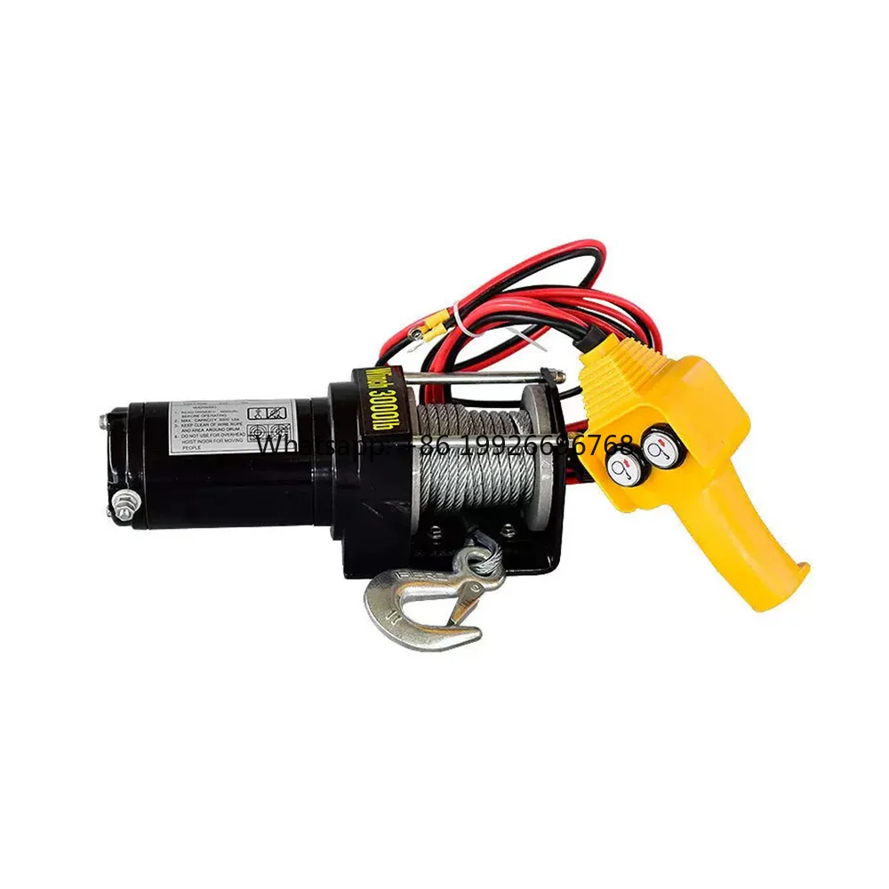 

Electric Winch for Autos 1000lbs 20000 Lbs Capacity 12v 24v with 220v 60hz Steel Material and Rope Steel Wire Type