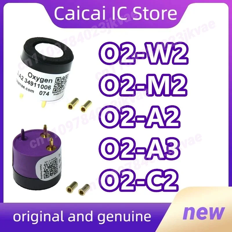 O2-A2 O2-M2/O2-A3 O2-W2 O2-C2 Original UK Alphasense Oxygen Cell O2-A2 O2 gas O2A2 oxygen sensor New Original 1PC/LOT