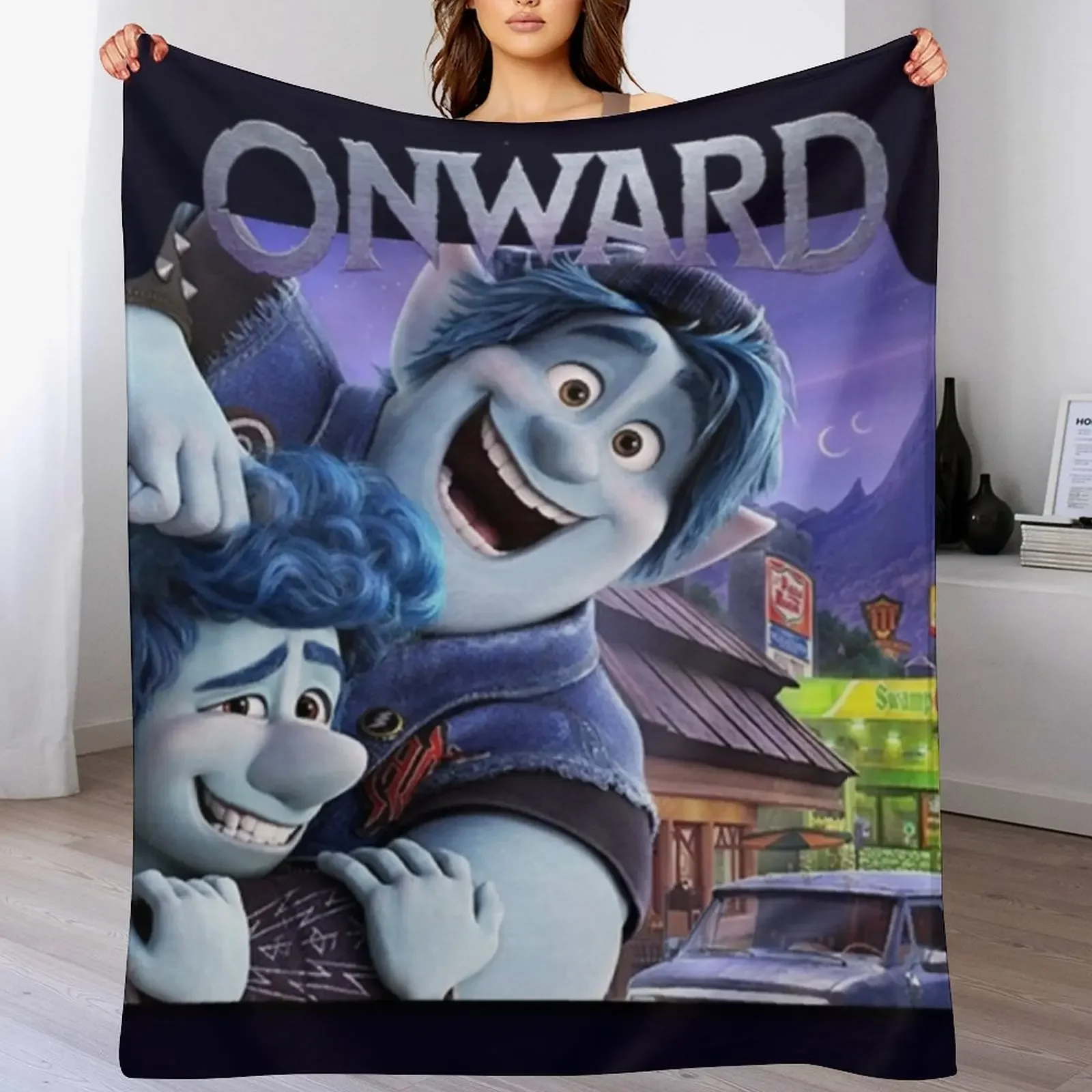 

Onward Ian and Barley Throw Blanket Custom Hairys Quilt Blankets For Sofas Blankets