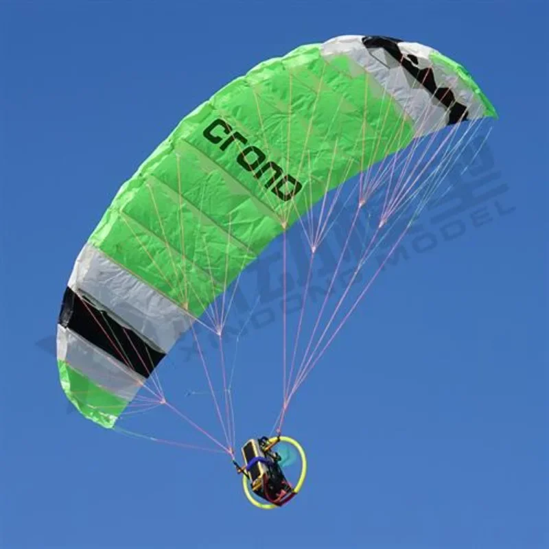 Electric remote control paraglider, wireless remote control aircraft powered parachute