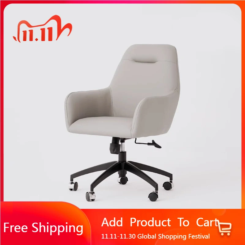Student Conference Office Chair Vanity Salon Low Backrest Office Chair Relaxing Mobile Desk Modern Silla Oficina Home Furniture