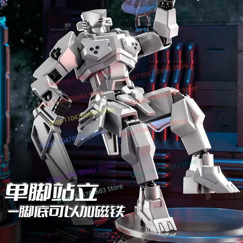 Blocs de construction mobiles multi-articulaires Mecha, impression 3D, Mannequin de chevalier, jouet factice, ornements, cadeaux de jeu à collectionner