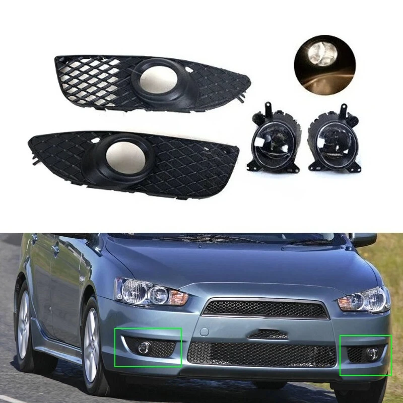 

Левая и правая передняя противотуманная фара из АБС-пластика, защитная крышка для переднего фонаря 8321A263 для Mitsubishi Lancer 2008-2017