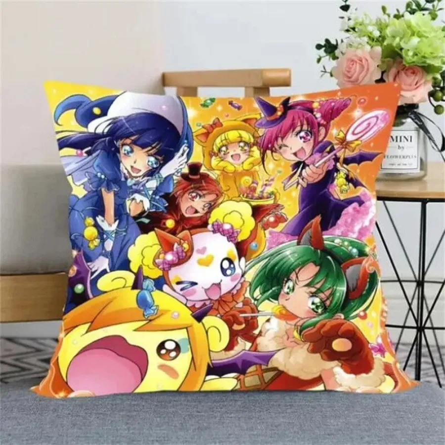 New Arrival Smile Precure! Pillow Cover Bedroom Home Office Decorative Pillowcas