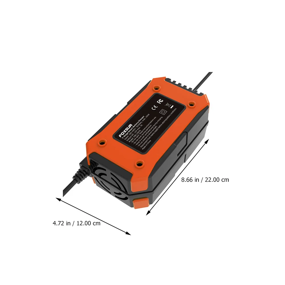 

7-Stage 12V 7A Car For Motorbike Automotive Calcium Gel Wet Repair Digital Display Uk Plug