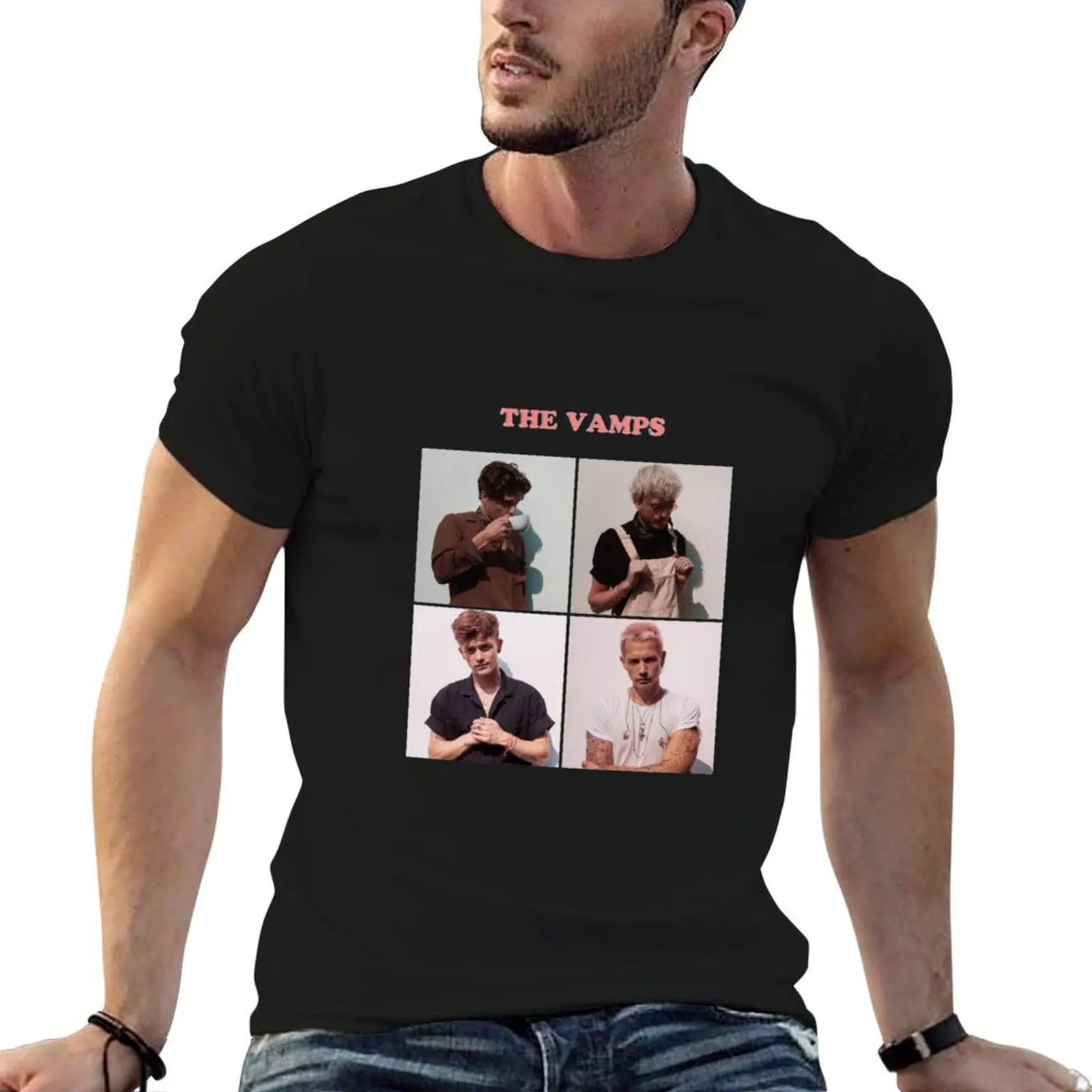 

The Vamps - Cherry Blossom era T-Shirt cotton t shirt man t shirt custom print T-Shirt