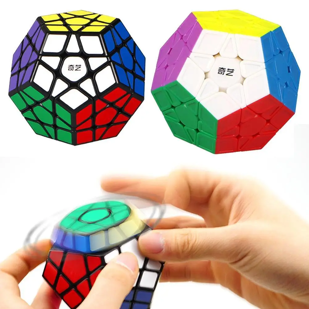 Cube de Vitesse Pentagonal de 3x3x3 Dodécaèdre, Puzzle Torsadé, Jouet de Développement Intellectuel pour Enfant