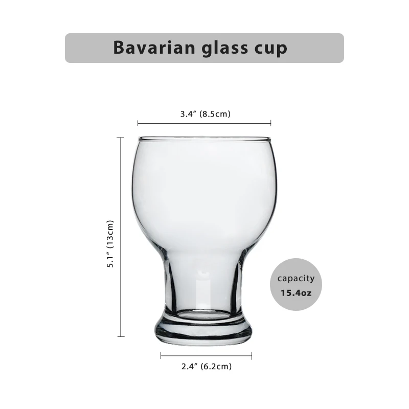 Ouxin Imported Thai Craft Beer Glass Cup High-Temperature Resistant Juice Water Cup for Home Use Logo Printed Design