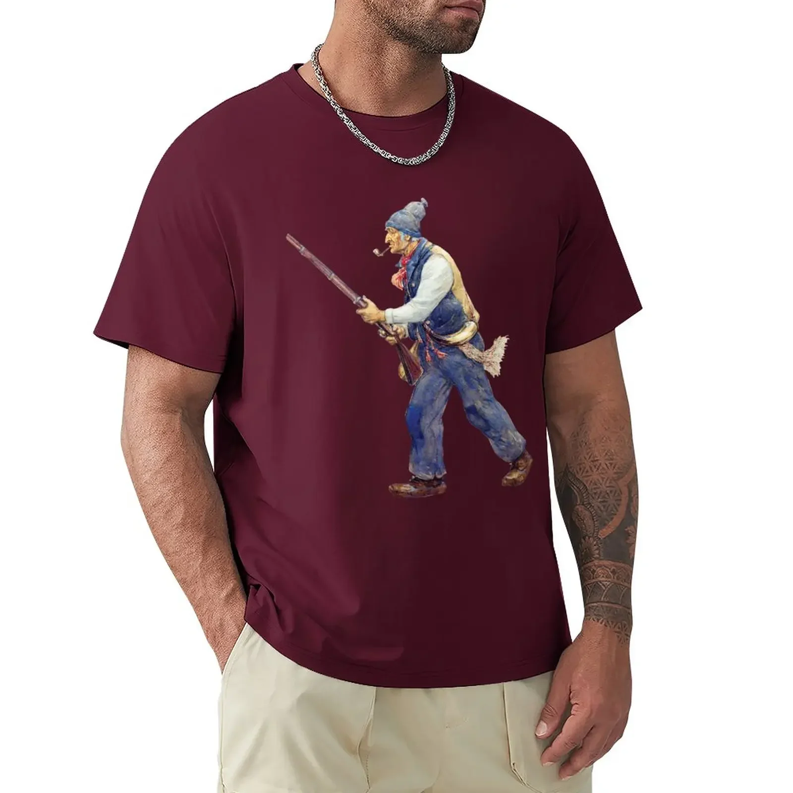 Rebbelion Lower Canada 1837-1838 Historical Painting 1904 T-Shirt Le Patriote Henri Julien Quebec French Patriote Drapeau Québec