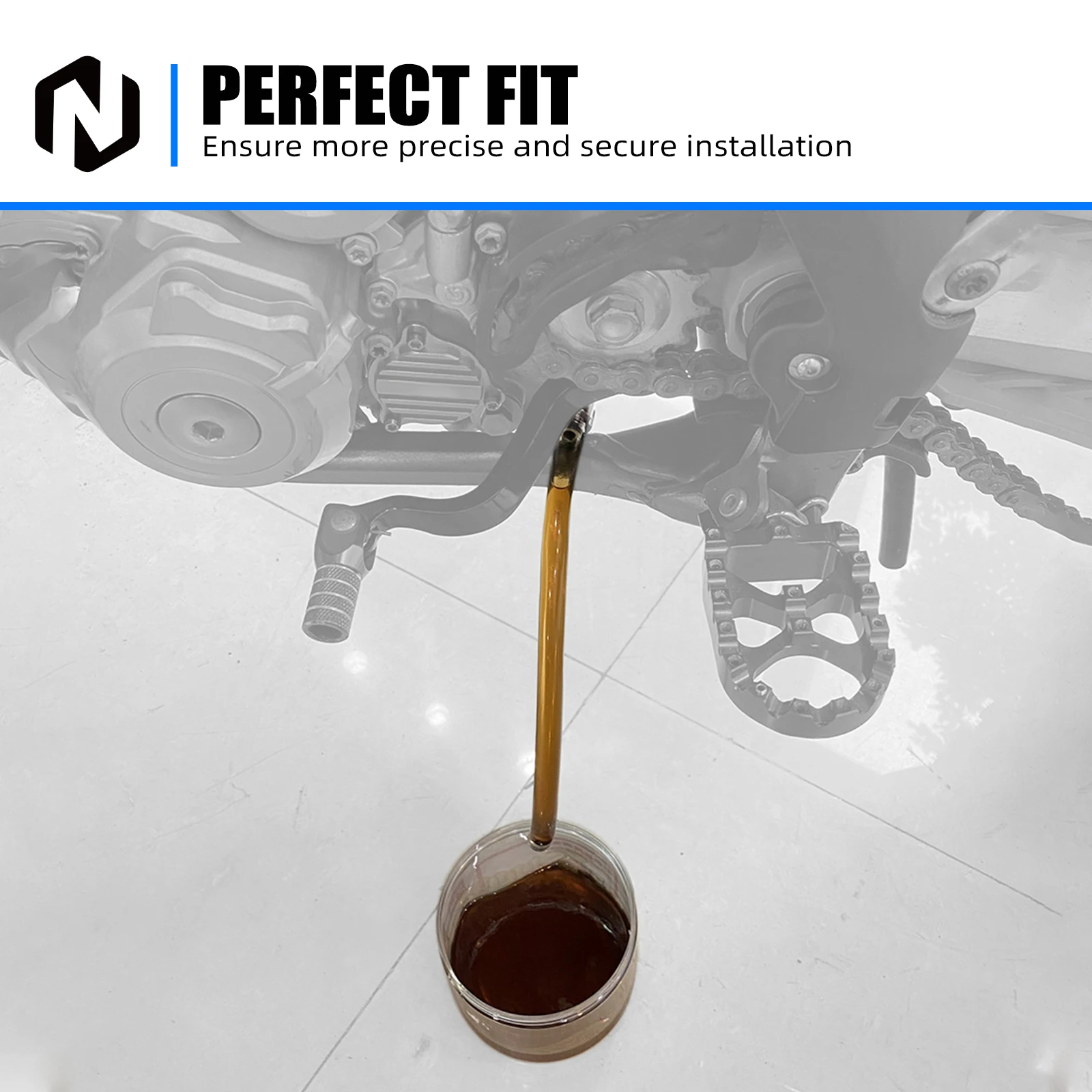 

NICECNC Oil Drain Tool Kit For Husqvarna TE300 TE250 TX300 TC250 2017-2025 For KTM EXC 300 XCW300 SX250 XC300 GasGas EC300 EC250