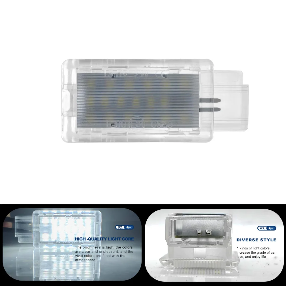1/2Pcs Car Trunk Cargo Lamps white 12V For Chevrolet Camaro 2010-2014 LED Luggage Compartment Lights Assembly Plug and Play