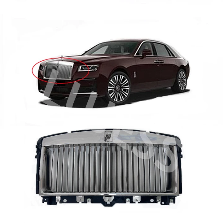 

2016 Car Front Grill Main Grille Radiator Grill Original Used Style Front Bumper Air Intake for Rolls Royce Ghost 51117301357