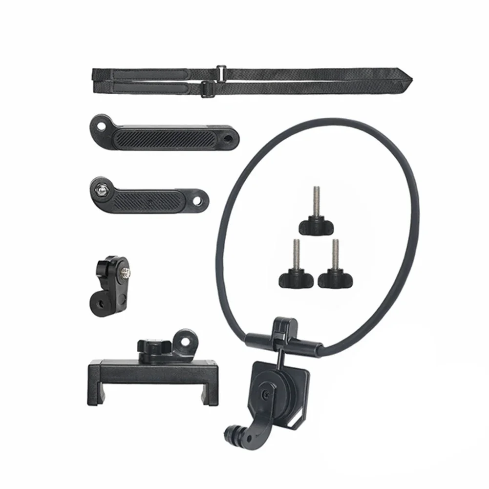 

Neck Mounted Smartphone Bracket for Live Streaming Sports Fishing Running Cycling Outdoor Use ABS 18x21x3CM Compact Size