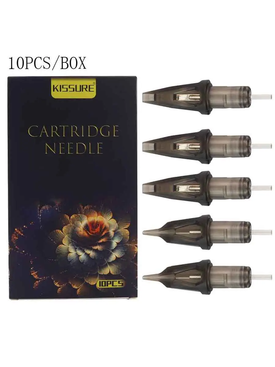 

Kissure Filter Cartridge Tattoo Needles Membrane System for Cartridge Machine Grip #12 0.35mm 10 Pcs per Lot