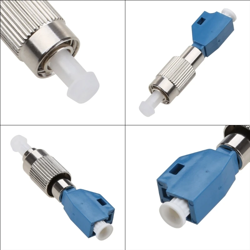 LC(Female) to for FC(Male) Type Fiber Optic Hybrid Adapter for Optic Network Maintenance High Precision High Reliability