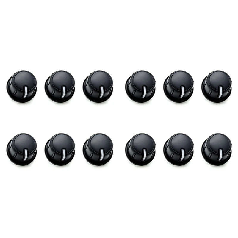 

12Pcs Air Condition Switch Control Knob For Toyota Hilux Vigo Champ, Fortuner, Innova 2012 - 2015