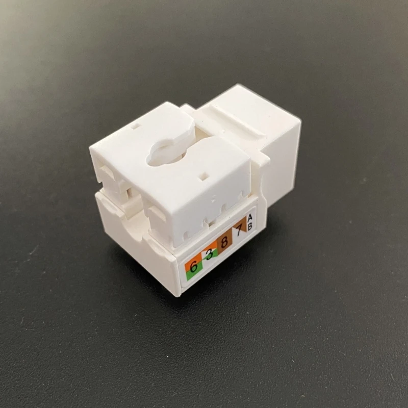 Placa parede Keystone 5ASD com RJ45 Couplador Keystone Inserir módulo CAT6