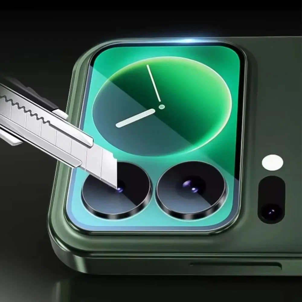 ثلاثية الأبعاد التغطية الكاملة عدسة حامي المضادة للخدش المعادن الزجاج المقسى غطاء عدسة الكاميرا 9H HD ل Xiaomi 17/17Pro/17 Pro Max #6