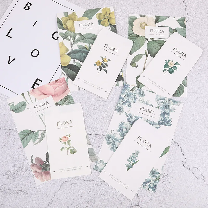 

Floral Minimalist Instagram-Style Envelopes, Stationery, Greeting Cards, and Retro Holiday Cards for Teachers and Friends
