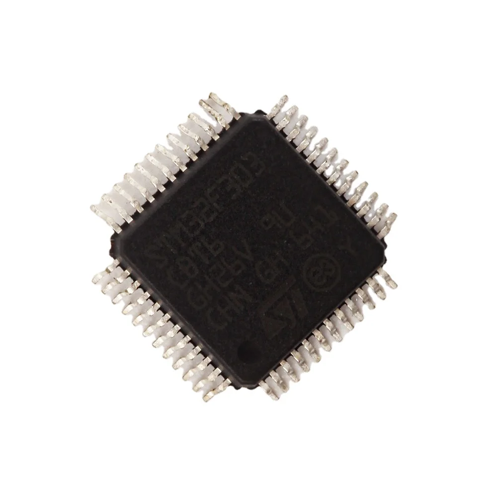 1 Uds STM32F303CBT6 STM32F303 QFP-48 CBT6 MCU دي 32 بت ARM اللحاء M4 72MHz 128kB MCU FPU