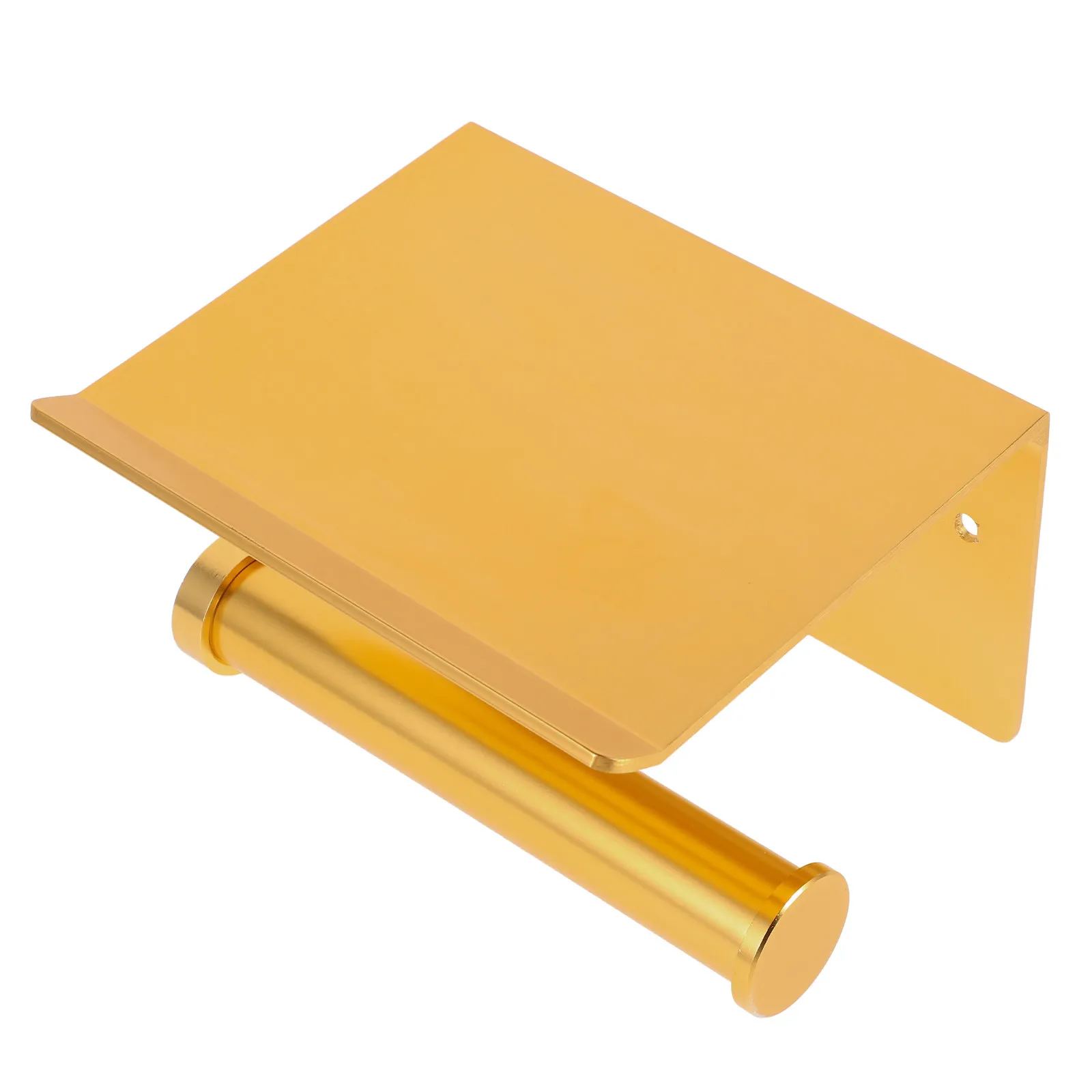 

Держатель для туалетной бумаги 2-в-1 из космического алюминия, многофункциональная полка для хранения рулонов, подставка для мобильного телефона, настенный, для ванной комнаты