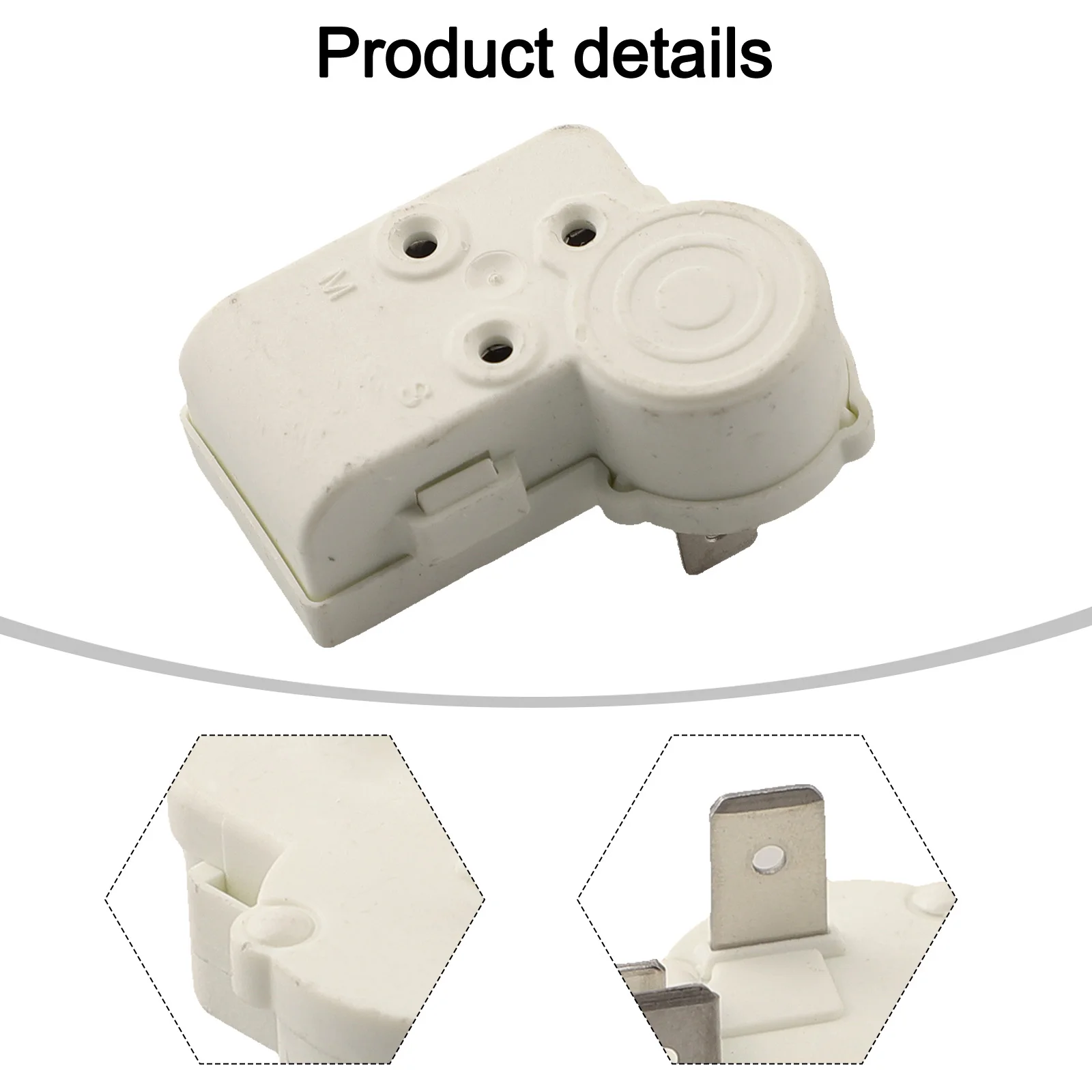 Overload Protector PTC Starter Relay for Refrigerator Compressor Check Before Shipment Long Lasting Performance