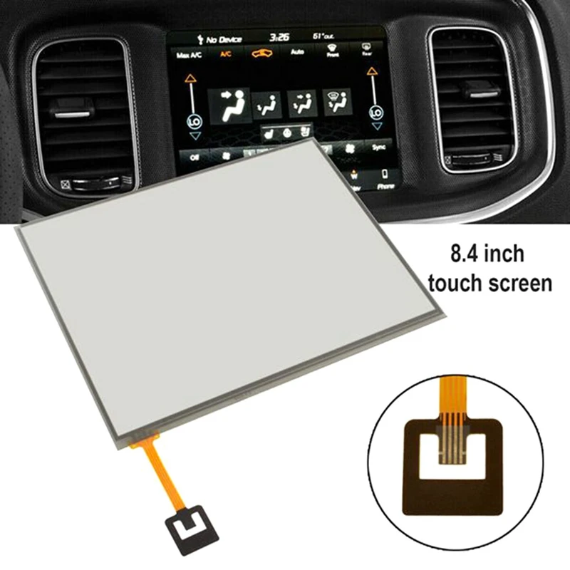 4 Pin Touch Screen Glass Digitizer 8.4 Inch For Chrysler Dodge Ghibli RB5 RE2 DVD Audio Player GPS Navigation LCD Screen