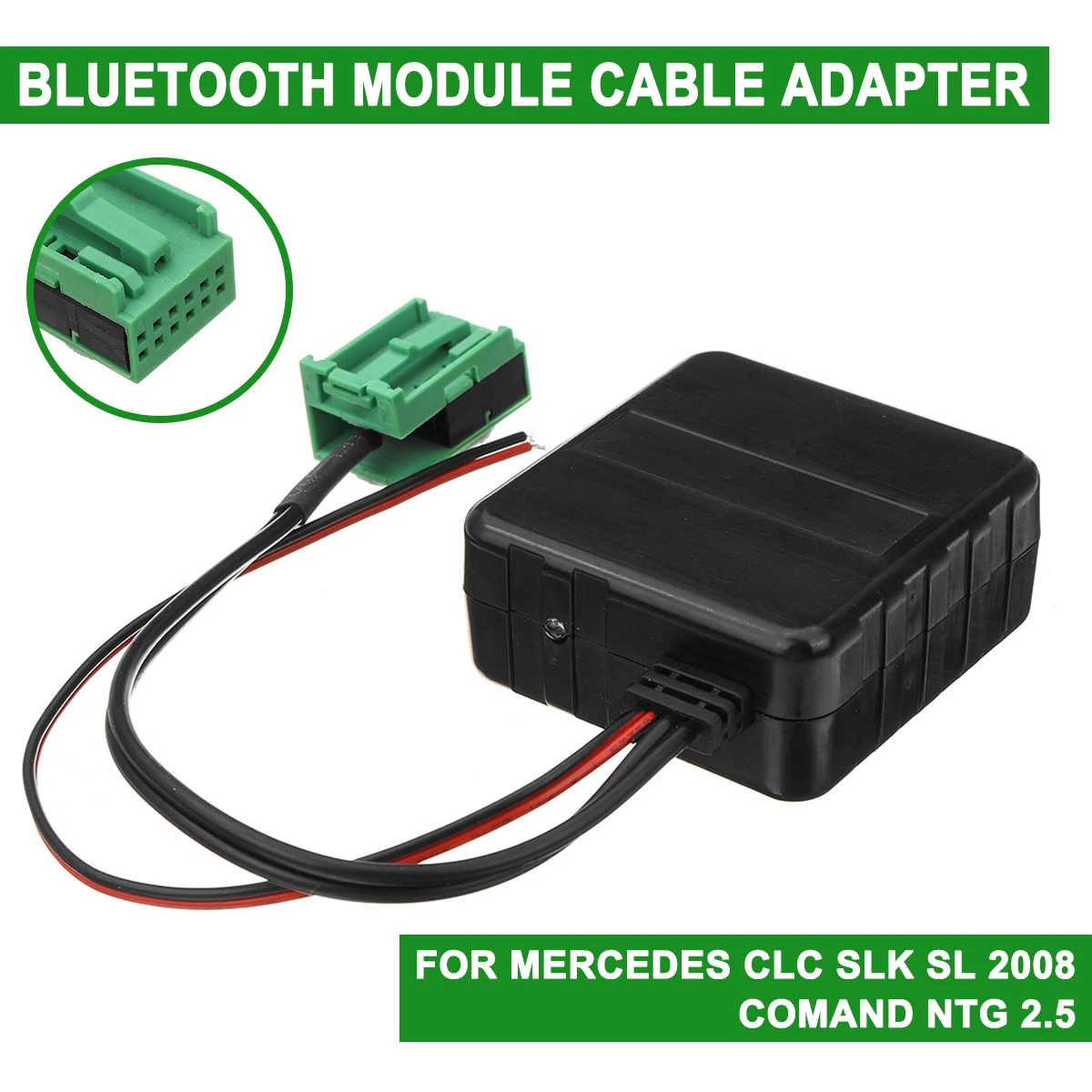 

Car For Mercedes CLC SLK SL 2008 Comand NTG KROAK bluetooth Module Aux Receiver Cable Adapter Radio Media Interface