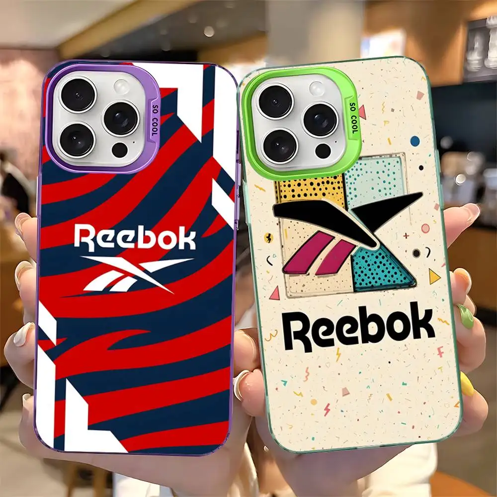 Classic Sports brand R-Reebok logo Color Phone Case For iPhone 17 16 15 14 13 12 11 Pro Max Plus Pro Shell view 5