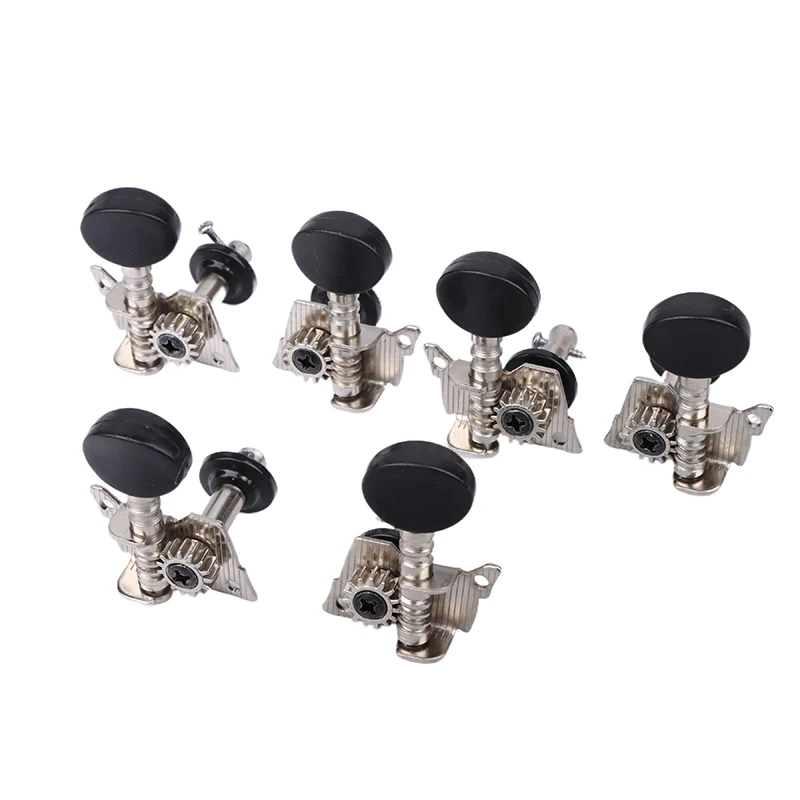 Replace Guitar Machine Heads Knobs Guitar String Tuning Pegs Machine Head Tuners 3L 3R For Electric Guitar Ukulele