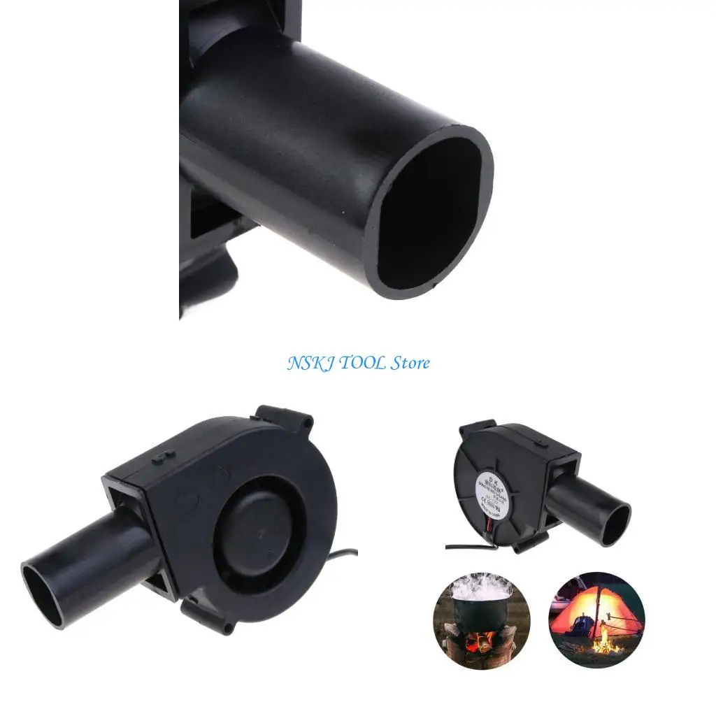 

L8RC BBQ Blower 9733 97 мм Регулируемая скорость DC12V 5500R Camping Compant Fulsher