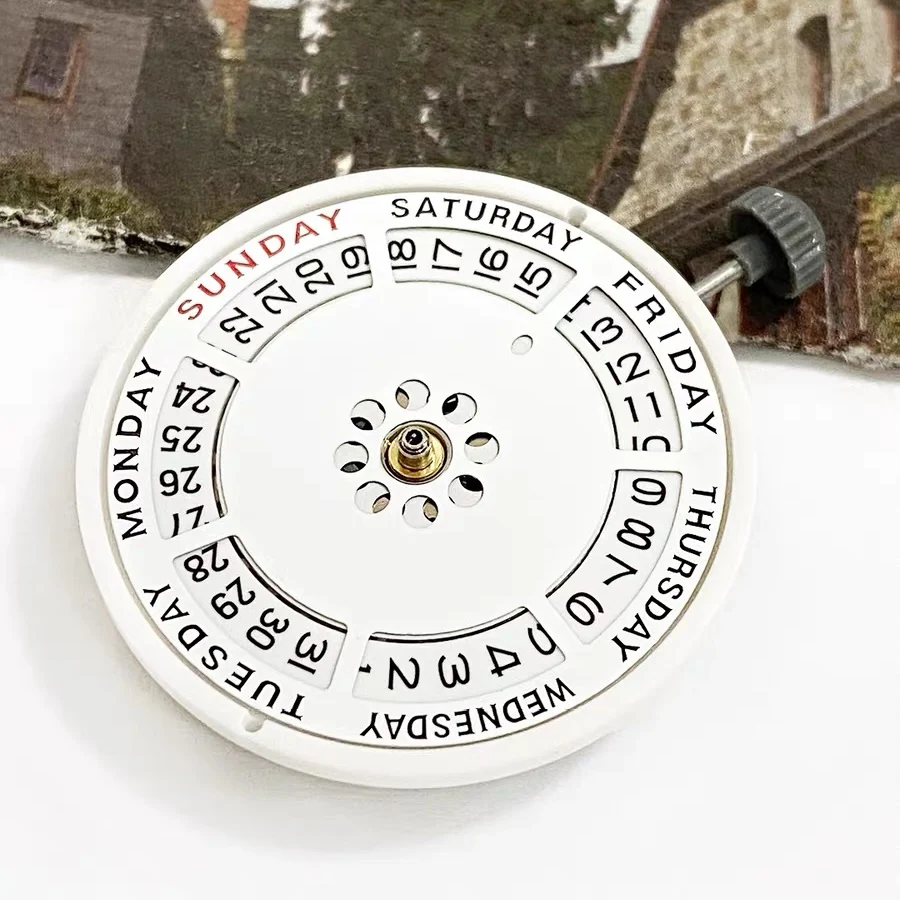

Original Miyota 8285 Automatic Watch Movement White Dial Double Calendar Japan Mechanical Movement for Watch Repair Replacement