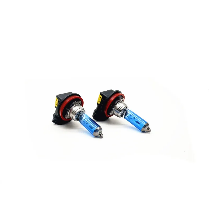 

2pcs Car Halogen Bulbs H8 12V super white Headlights Platinum plated head fog lamps light 6000K Car High Power 100W