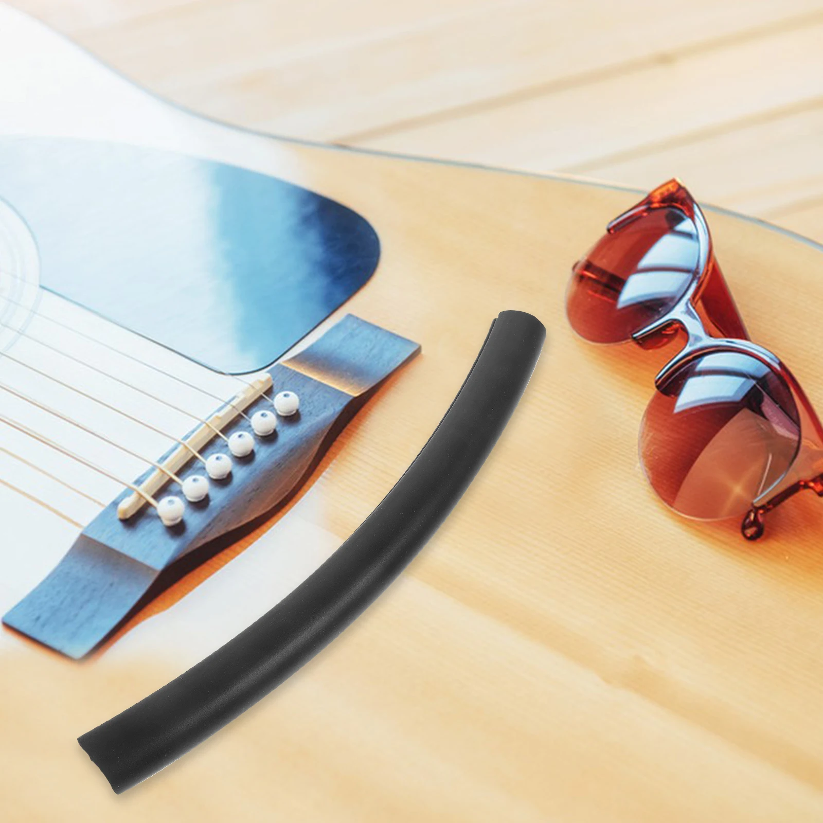 

Guitar Support Pad 280mm Rubber Base Strip Black Music Instrument Neck Support String Rest Accessories Guitar St