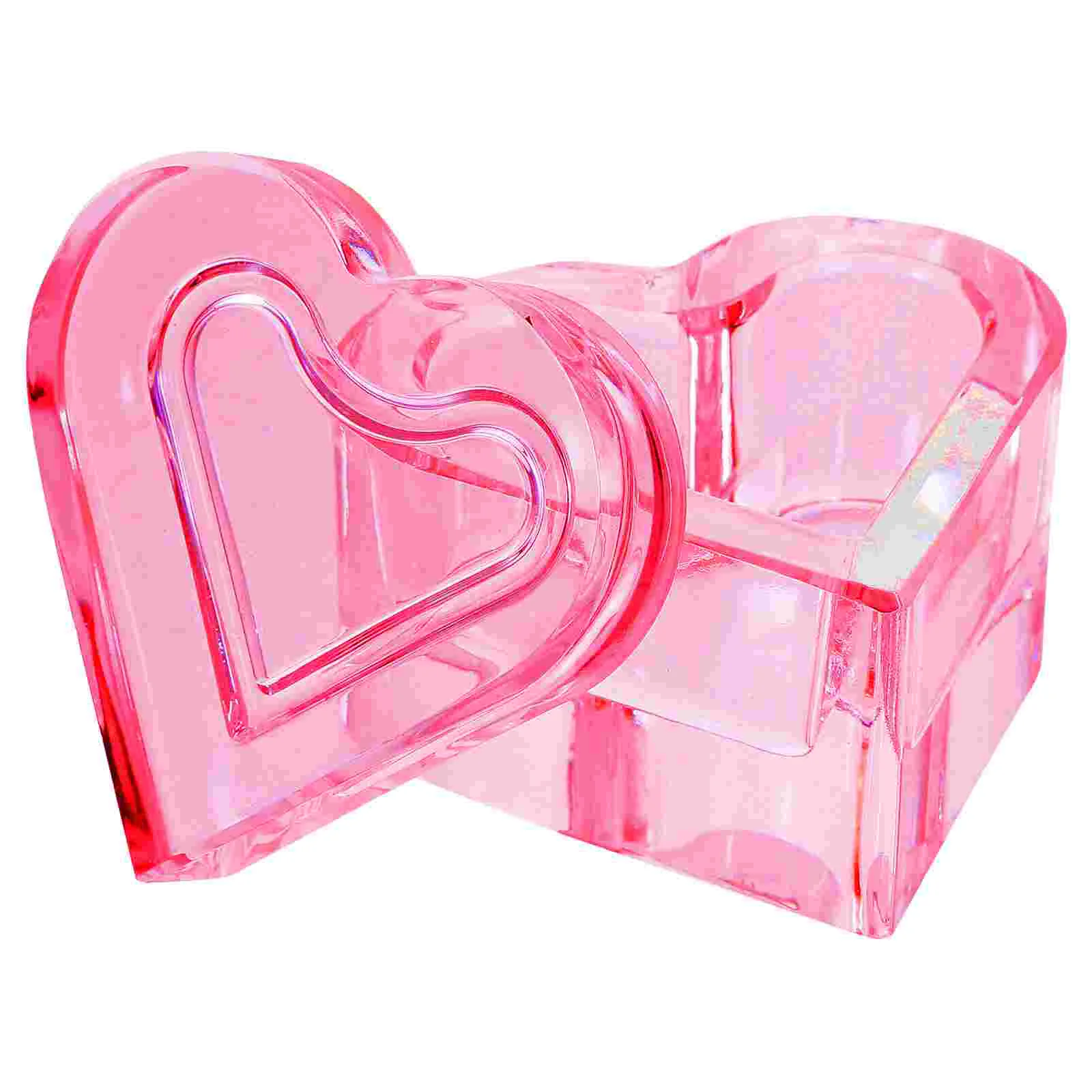 Glass Dappen Monomer Dish Heart Shaped Crystal Acrylic Nail Cup Lid Acrylic Liquid Powder Dappen Bowl Dish Nail Manicure