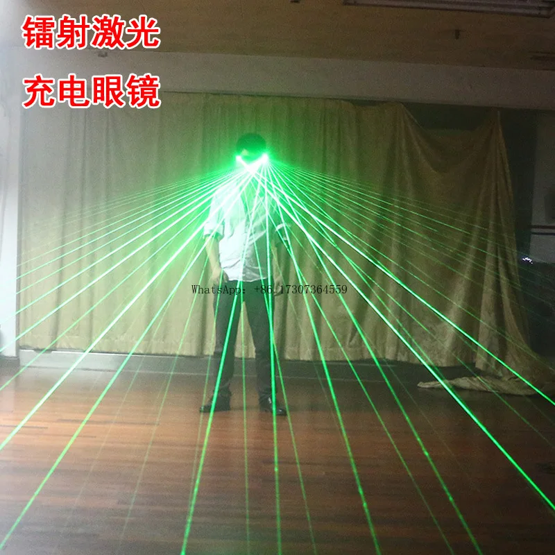 

Cross-border bar nightclub laser glasses laser performance luminous led bouncing laser props