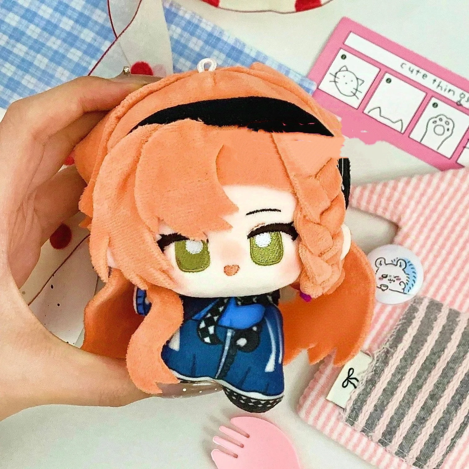 Stuffed 20cm Anime Game Sonetto from Reverse: 1999 Cartoon Plush Doll Toy COS Dress-up Children Adults Collectible Cotton Gifts