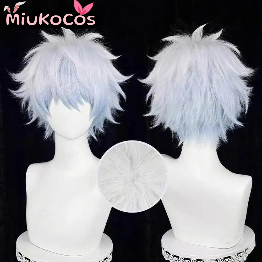 IN STOCK プロフィール Gintoki Sakata Cosplay Wig MiukoCosplay Anime Gintama Cosplay